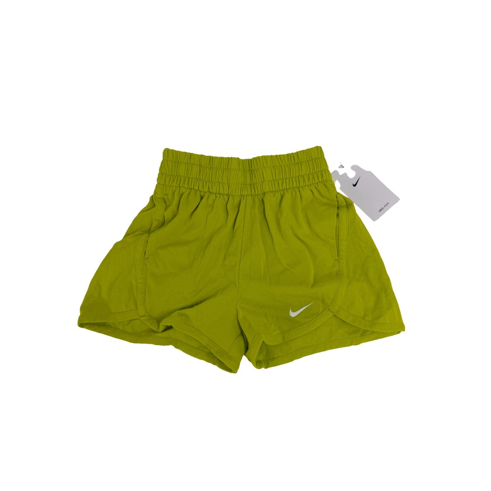 Nike Big Kids Dri-FIT High Waisted Training Shorts Girls L Green New DX4965-308